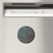 Corrosion "Cuivre" impression frigo aimant rond (In Situ (Lave-vaisselle))