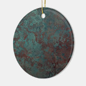 Corrosion "cuivre" ornement d'impression (Gauche)