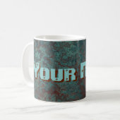 Corrosion "Cuivre" Votre nom imprimer tasse (Devant gauche)