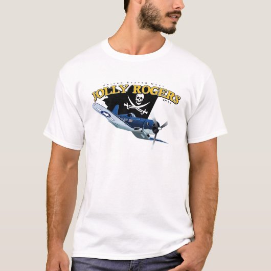 Corsair f4U Jolly Rogers T-shirt (Voorkant)