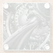 Corsair Glazen Onderzetter (Achterkant)