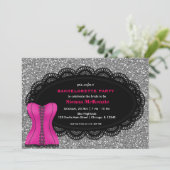 Corset Bachelorette Party Kaart (Staand voorkant)