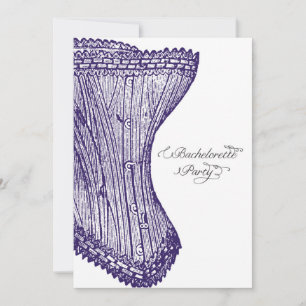 Corset Bachelorette Party Uitnodiging