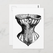 CORSET CARTES POSTALES VINTAGES (Devant / Derrière)