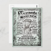 Corset Clothing Advertisement Briefkaart (Voorkant / Achterkant)