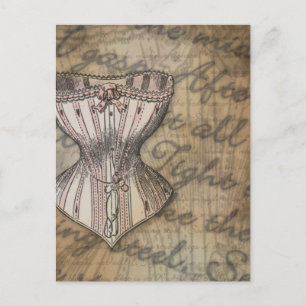 Corset Collage Briefkaart