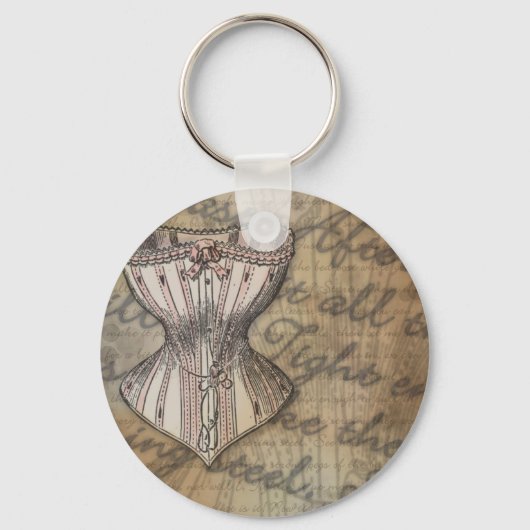 Corset Collage Sleutelhanger (Voorkant)
