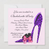 Corset Imprimé Léopard Rose & Violet Invitation En (Dos)