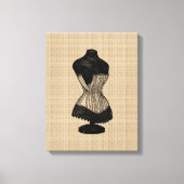  corset op canvas (Voorkant)