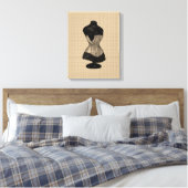  corset op canvas afdruk (Insitu (Slaapkamer))