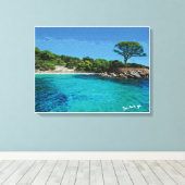 Corsica Canvas Afdruk (Insitu (Houten vloer))