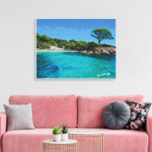 Corsica Canvas Afdruk (Insitu (Woonkamer))