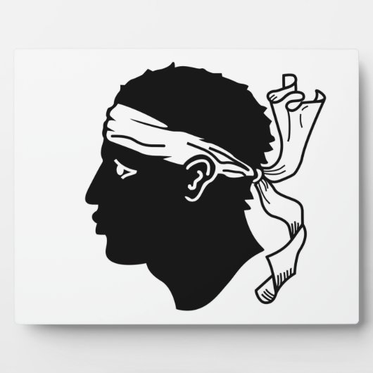 Corsica Flag Plaque Fotoplaat (Voorkant)