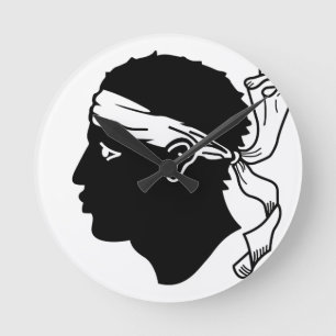 Corsica Flag Ronde Klok