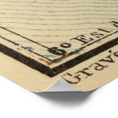  Corsica France Map (1886) Poster (Hoek)