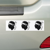 Corsica, Frankrijk Bumpersticker (Op auto)