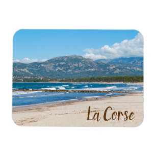 Corsica Frankrijk strand en bergen souvenir Magneet