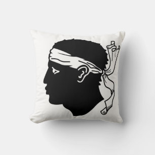 Corsica, Frankrijk, vlaggen-Amerikaans MoJo Pillow Kussen