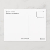 Corsica, geboorteplaats Napoleon Briefkaart (Achterkant)