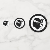 Corsica vlaggentafel Confetti (Voorkanten)