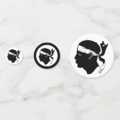 Corsica vlaggentafel Confetti (Achterkanten)