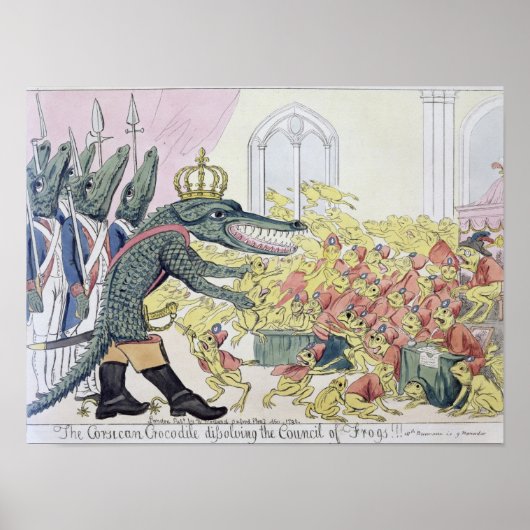 Corsicaanse krokodil poster (Voorkant)