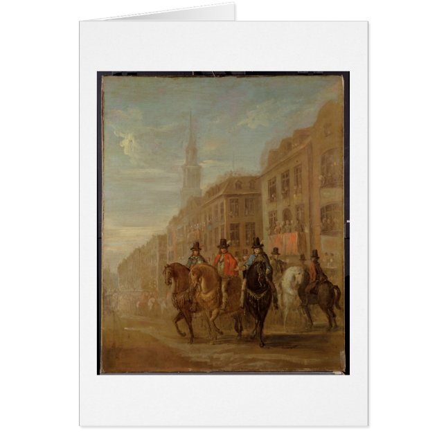 Cortège de restauration de Charles II chez (Devant)