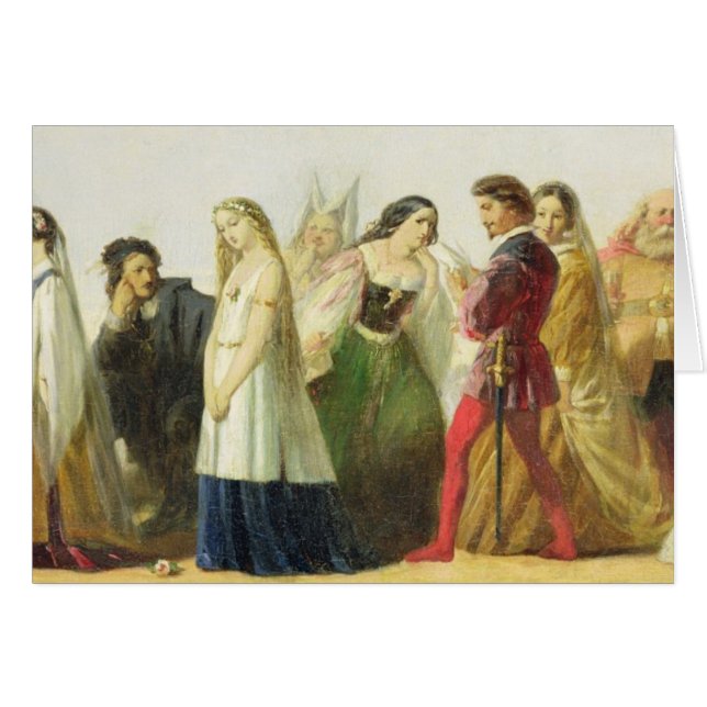 Cortège des caractères de Shakespeare (huile (Devant horizontal)