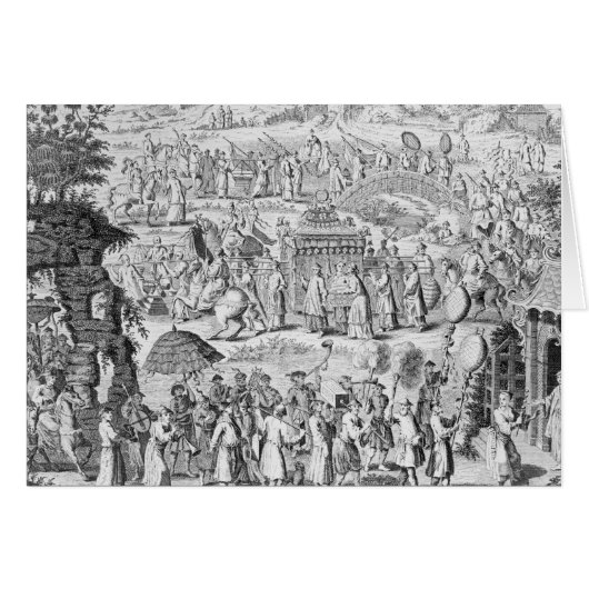 Cortège d'une jeune mariée rentrant à la maison (Devant horizontal)