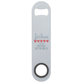 Cortège Mariage et Noces 5 Frère de la Mariée Cœur (Dos)