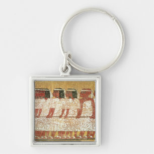 Cortege trekt de catafalque van de koning sleutelhanger