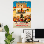 Corteo festa della Vendemmia, Lugano, reisposter Poster (Thuiskantoor)