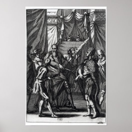 Cortes en Montezuma Poster (Voorkant)