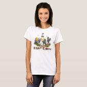Cortex Command Splash-dames bovenaan T-shirt (Voorkant volledig)