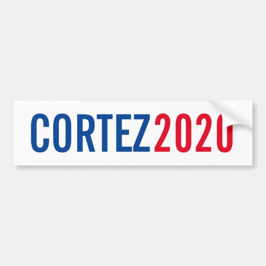 CORTEZ 2020 BUMPERSTICKER (Voorkant)