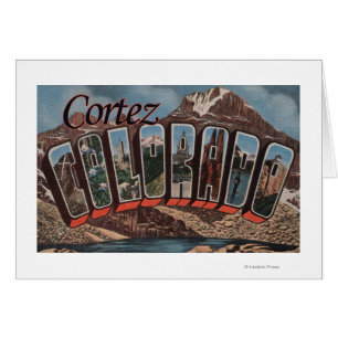 Cortez, Colorado - grote letterscènes