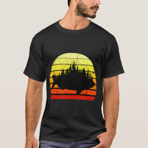 Cortez Florida: Retro Vissersboten Zonsondergang T-shirt