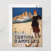 Cortina d'Ampezzo Briefkaart (Voorkant / Achterkant)