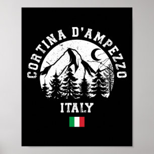 Cortina D'Ampezzo Italië Alpen Ski Resort Alpine S Poster