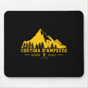 Cortina D'Ampezzo Italië Skigebied Alpine Skiën A Muismat
