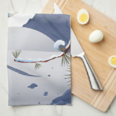 Cortina d'Ampezzo Italy Ski poster Art Print Theedoek (Quarter Fold)