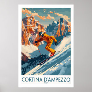 Cortina dampezzo Muurkunst 1 Poster