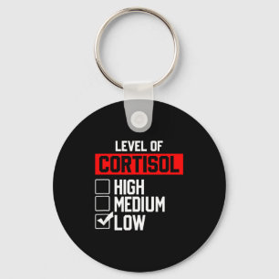 Cortisolniveau laag sleutelhanger