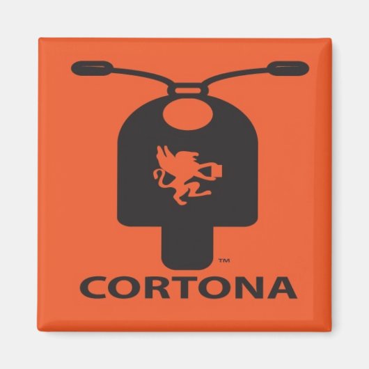 Cortona scooter magneet (Voorkant)