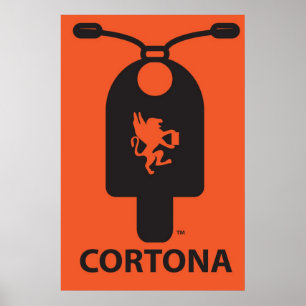 Cortona Scooter-Poster Poster