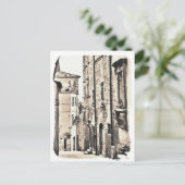 Cortona Toscane, Italië. Briefkaart (Staand voorkant)