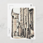 Cortona Toscane, Italië. Briefkaart (Voorkant / Achterkant)