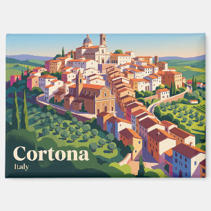 Cortona, Toscane, Italië Magneet