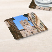 Cortona Tuscany Italië Kartonnen Onderzetters (Gebogen)