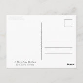 Coruna, Galicië (Spanje) Briefkaart (Achterkant)